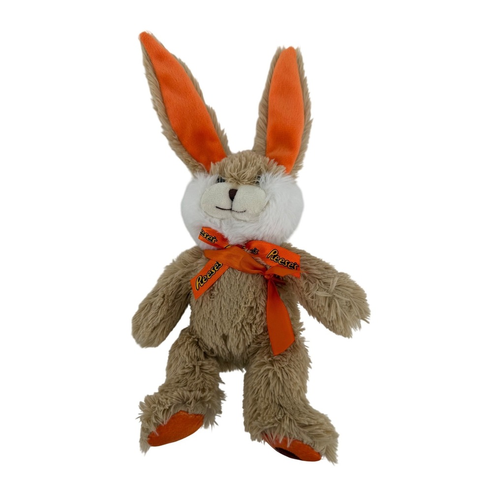 Reese's Plush Bunny Rabbit Tan‎ Orange Stuffed Animal Candy